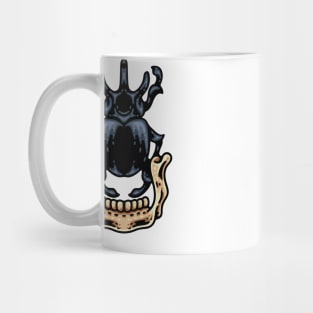 Black Scarab Mug